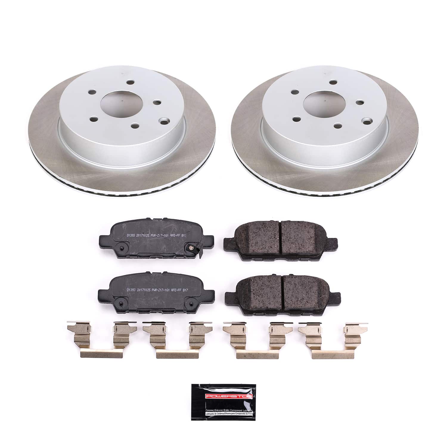 Power Stop SC8021 - Rear Z17 Evolution Pad And Semi-Coated Rotor Kit vehicle fitment brake part