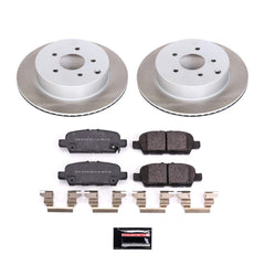 Power Stop SC8021 - Rear Z17 Evolution Pad And Semi-Coated Rotor Kit vehicle fitment brake part