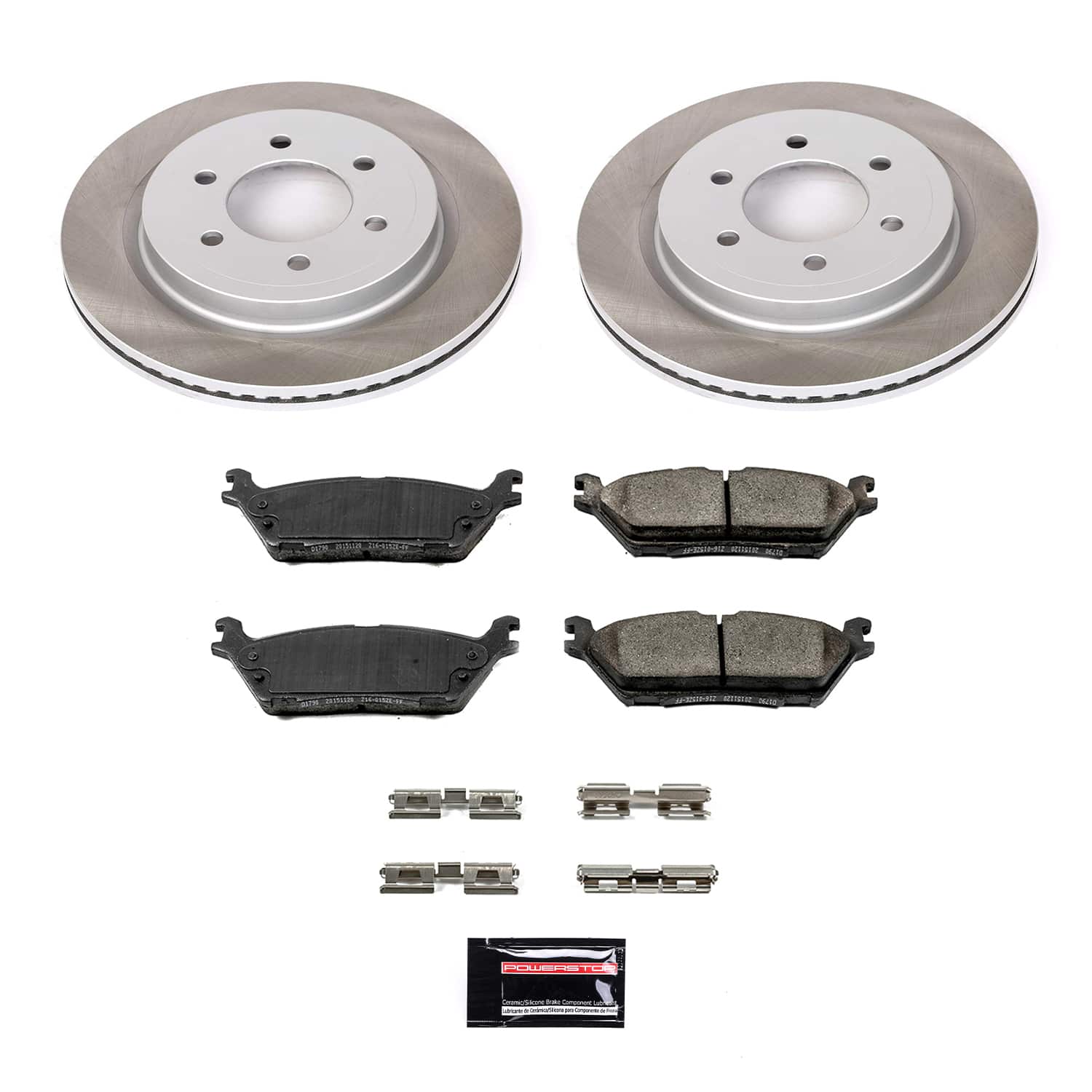 Power Stop SC8030 - Rear Z17 Evolution Pad And Semi-Coated Rotor Kit vehicle fitment brake part