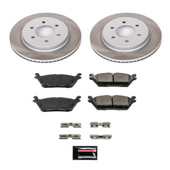 Power Stop SC8030 - Rear Z17 Evolution Pad And Semi-Coated Rotor Kit vehicle fitment brake part