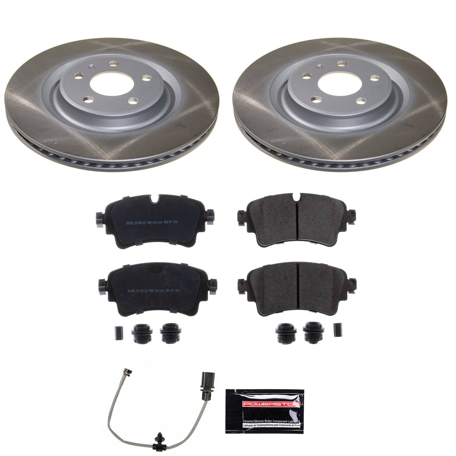 Power Stop SC8043 - Rear Z17 Evolution Pad And Semi-Coated Rotor Kit vehicle fitment brake part