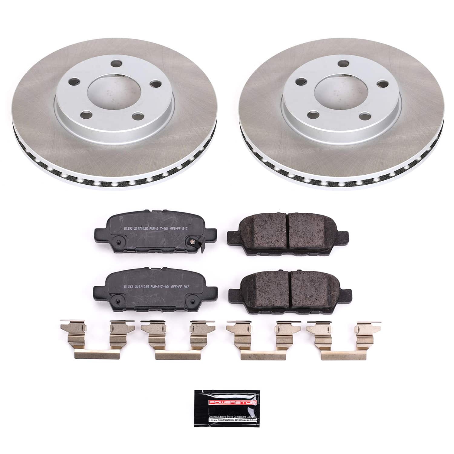 Power Stop SC8062 - Rear Z17 Evolution Pad And Semi-Coated Rotor Kit vehicle fitment brake part