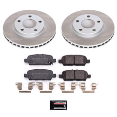 Power Stop SC8062 - Rear Z17 Evolution Pad And Semi-Coated Rotor Kit vehicle fitment brake part