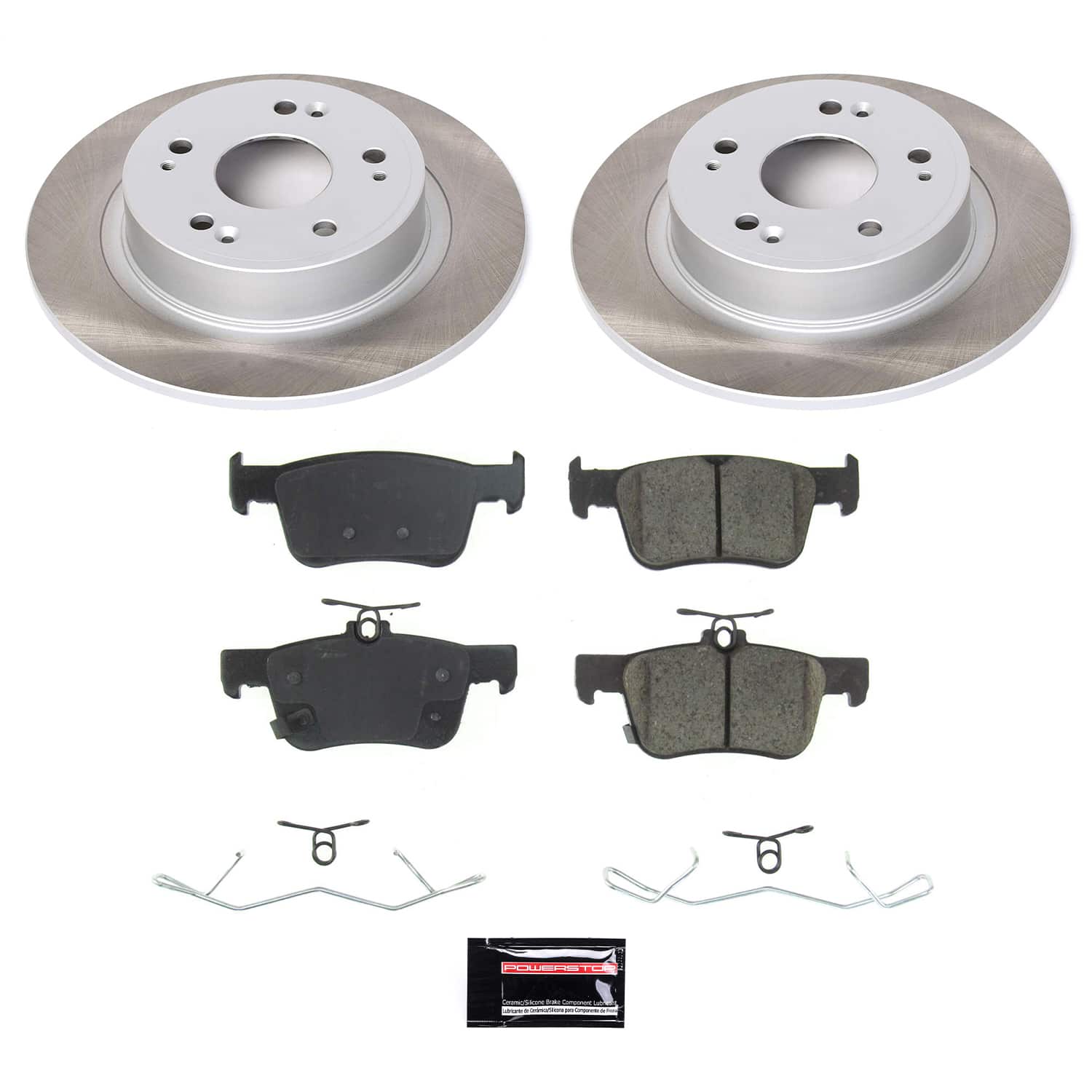 Power Stop SC8063 - Rear Z17 Evolution Pad And Semi-Coated Rotor Kit vehicle fitment brake part