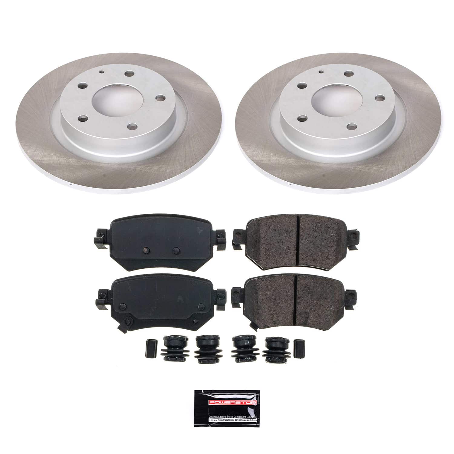 Power Stop SC8068 - Rear Z17 Evolution Pad And Semi-Coated Rotor Kit vehicle fitment brake part