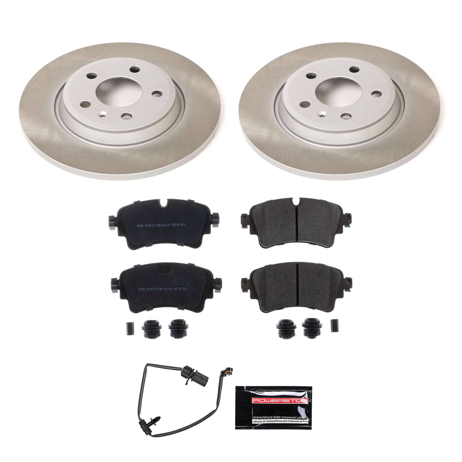Power Stop SC8091 - Rear Z17 Evolution Pad And Semi-Coated Rotor Kit vehicle fitment brake part