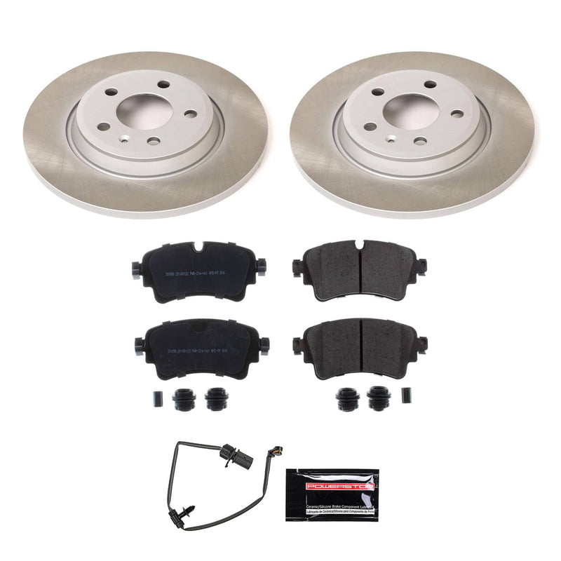Power Stop SC8091 - Rear Z17 Evolution Pad And Semi-Coated Rotor Kit vehicle fitment brake part