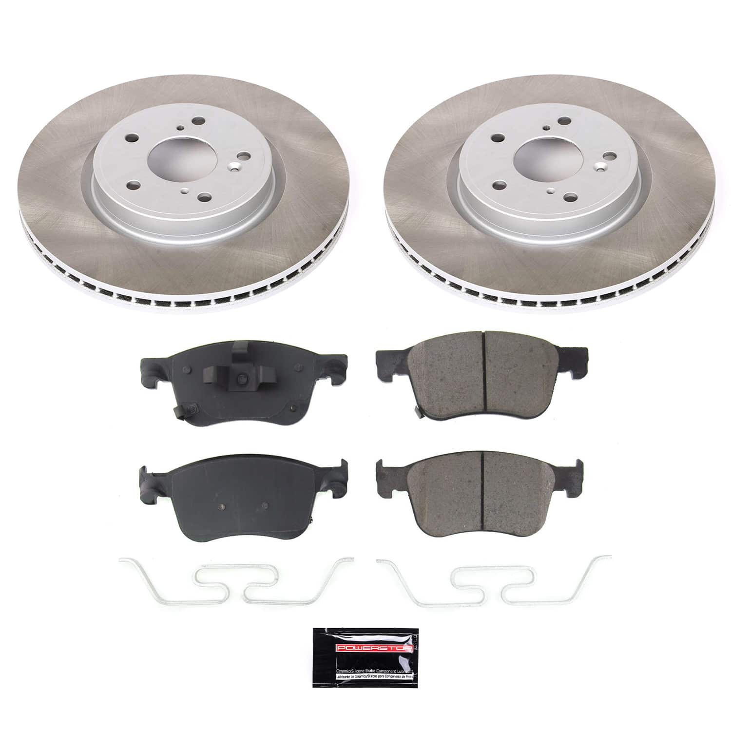 Power Stop SC8165 - Front Z17 Evolution Pad And Semi-Coated Rotor Kit vehicle fitment brake part