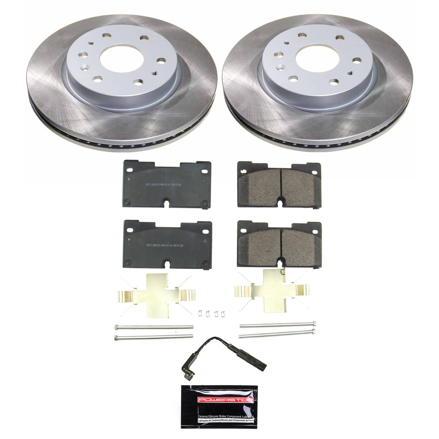 Power Stop SC8172 - Front Z17 Evolution Pad And Semi-Coated Rotor Kit vehicle fitment brake part