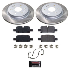 Power Stop SC8173 - Rear Z17 Evolution Pad And Semi-Coated Rotor Kit vehicle fitment brake part