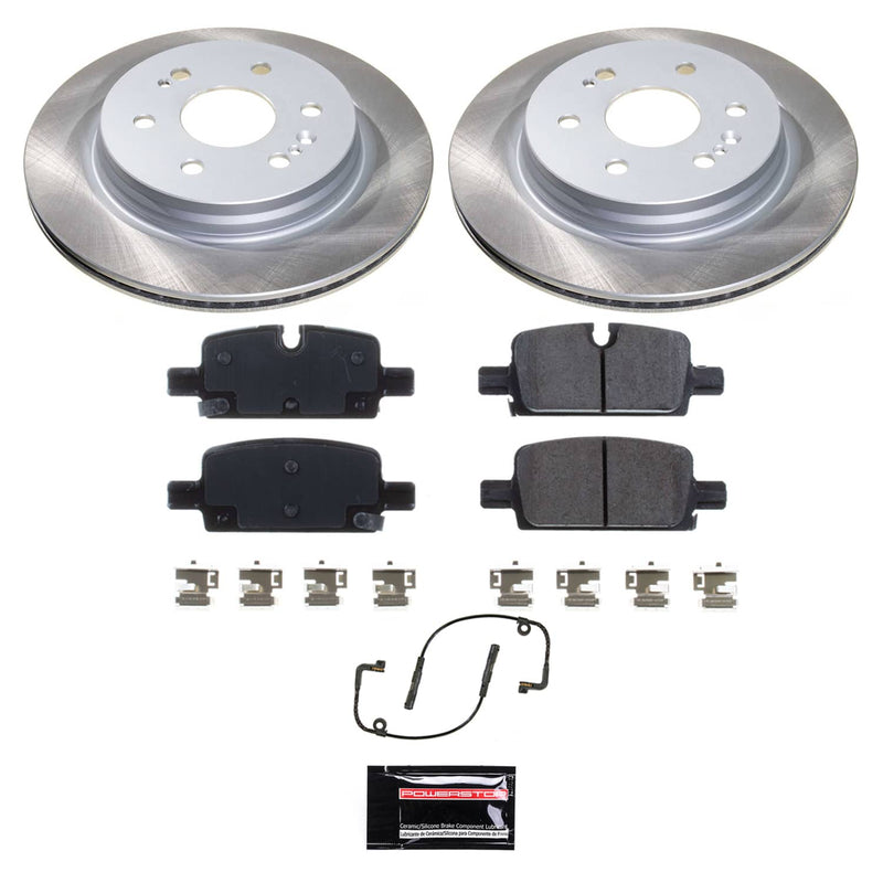 Power Stop SC8173 - Rear Z17 Evolution Pad And Semi-Coated Rotor Kit vehicle fitment brake part