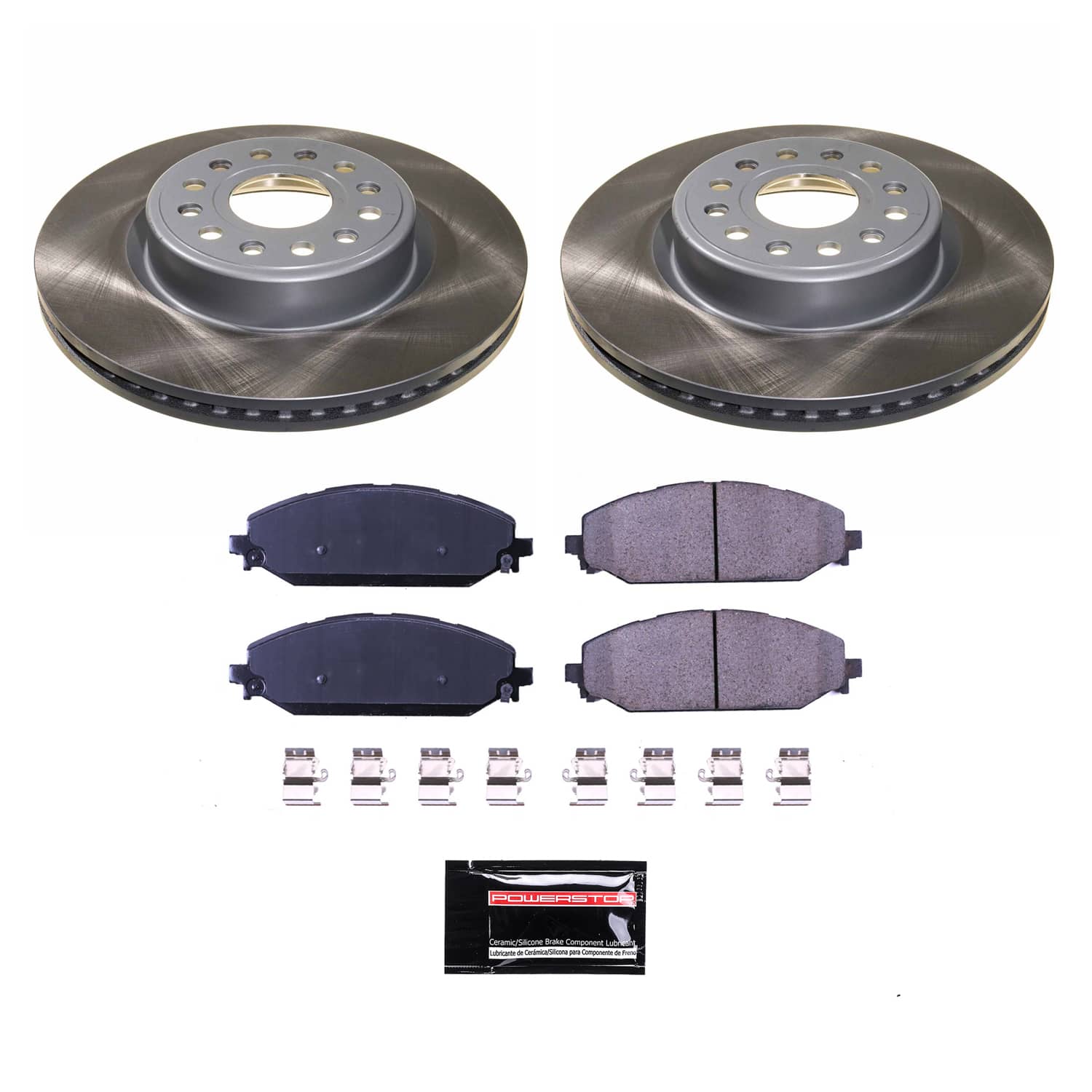Power Stop SC8183 - Front Z17 Evolution Pad And Semi-Coated Rotor Kit vehicle fitment brake part