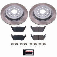 Power Stop SC8184 - Rear Z17 Evolution Pad And Semi-Coated Rotor Kit vehicle fitment brake part
