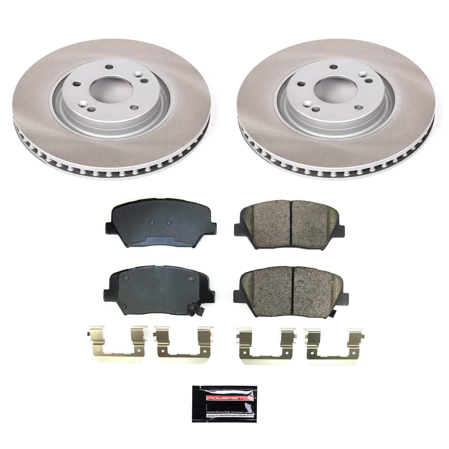 Power Stop SC8271 - Front Z17 Evolution Pad And Semi-Coated Rotor Kit vehicle fitment brake part