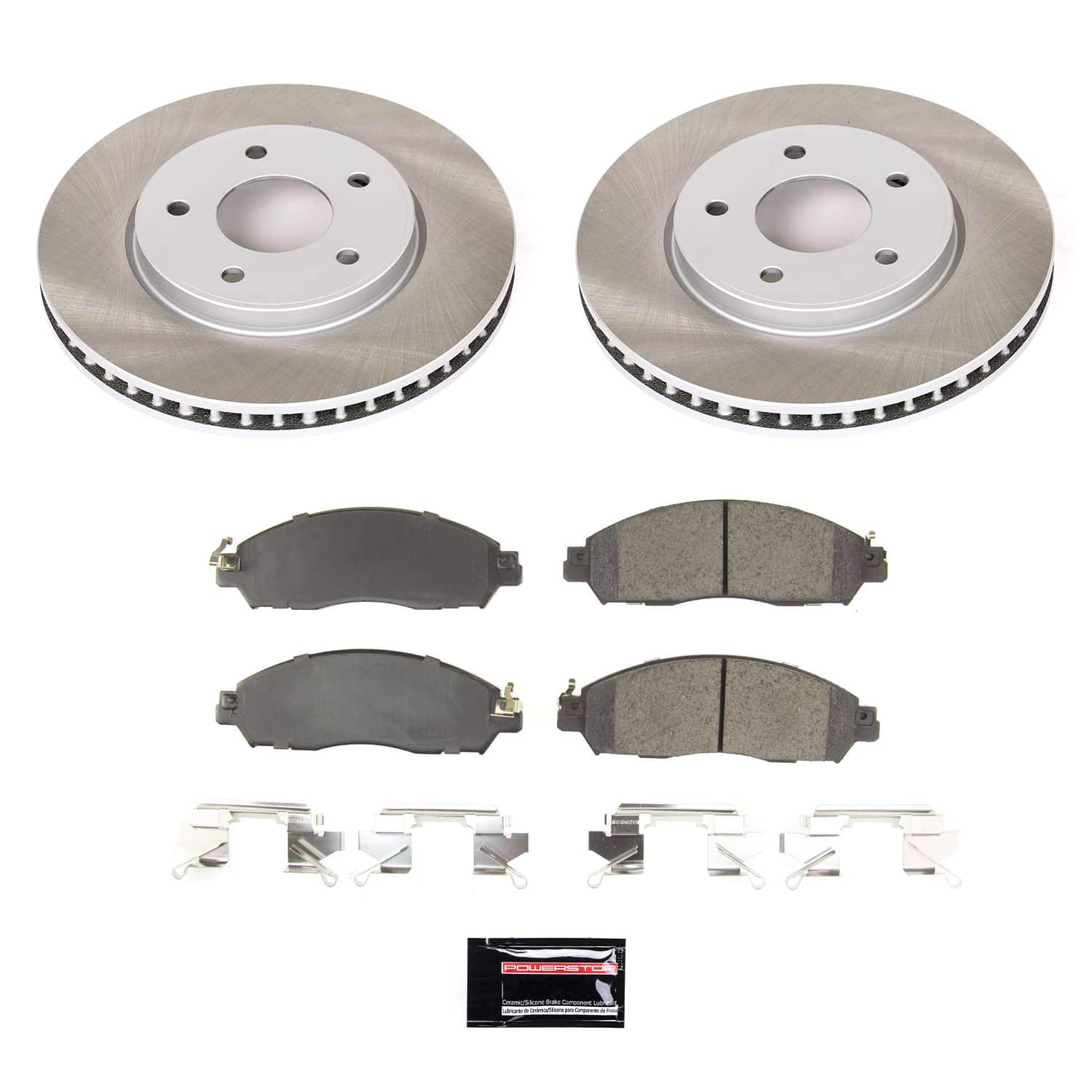 Power Stop SC8275 - Front Z17 Evolution Pad And Semi-Coated Rotor Kit vehicle fitment brake part