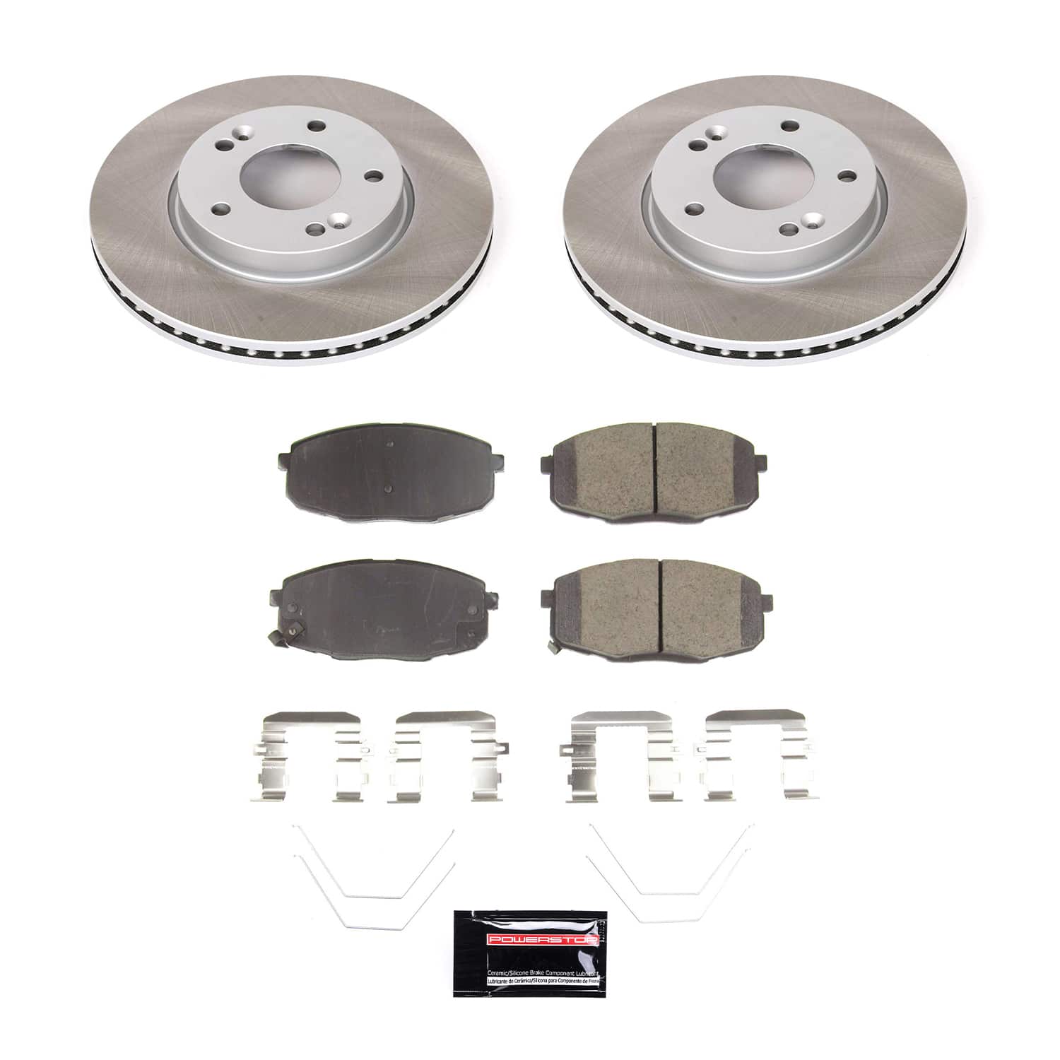 Power Stop SC8279 - Front Z17 Evolution Pad And Semi-Coated Rotor Kit vehicle fitment brake part