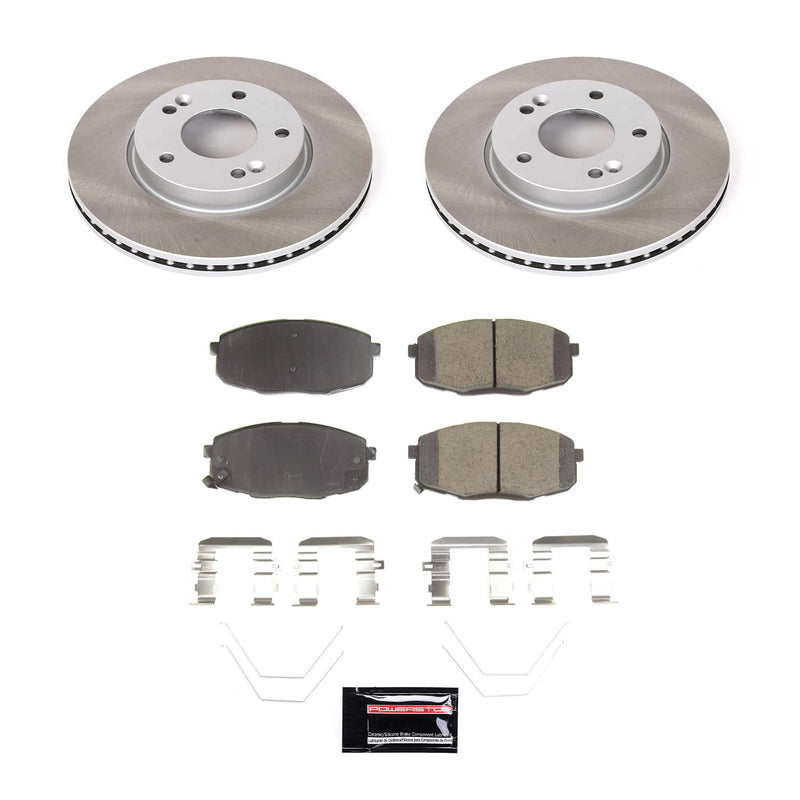 Power Stop SC8279 - Front Z17 Evolution Pad And Semi-Coated Rotor Kit vehicle fitment brake part