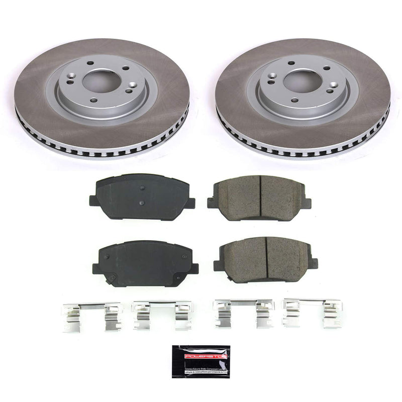 Power Stop SC8309 - Front Z17 Evolution Pad And Semi-Coated Rotor Kit vehicle fitment brake part