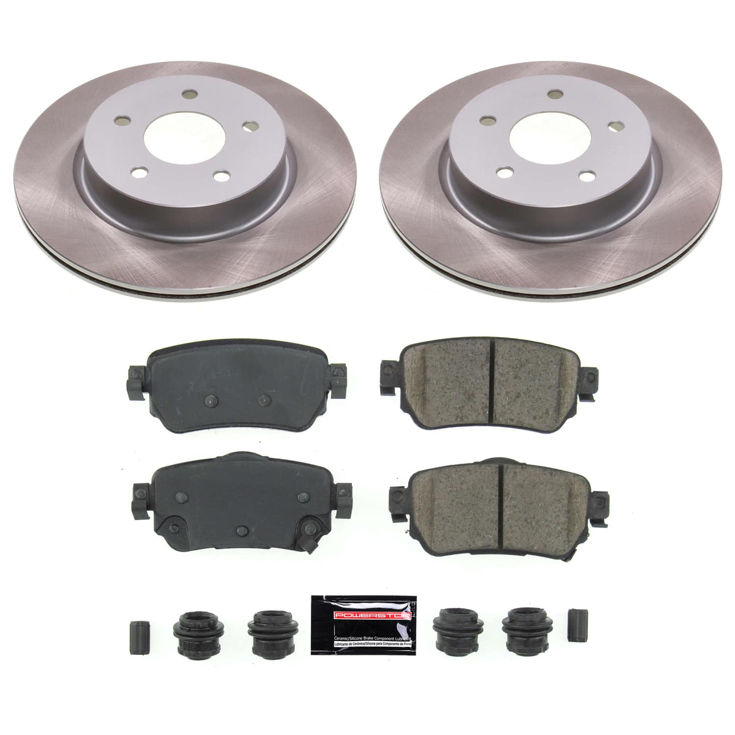Power Stop SC8313 - Rear Z17 Evolution Pad And Semi-Coated Rotor Kit vehicle fitment brake part