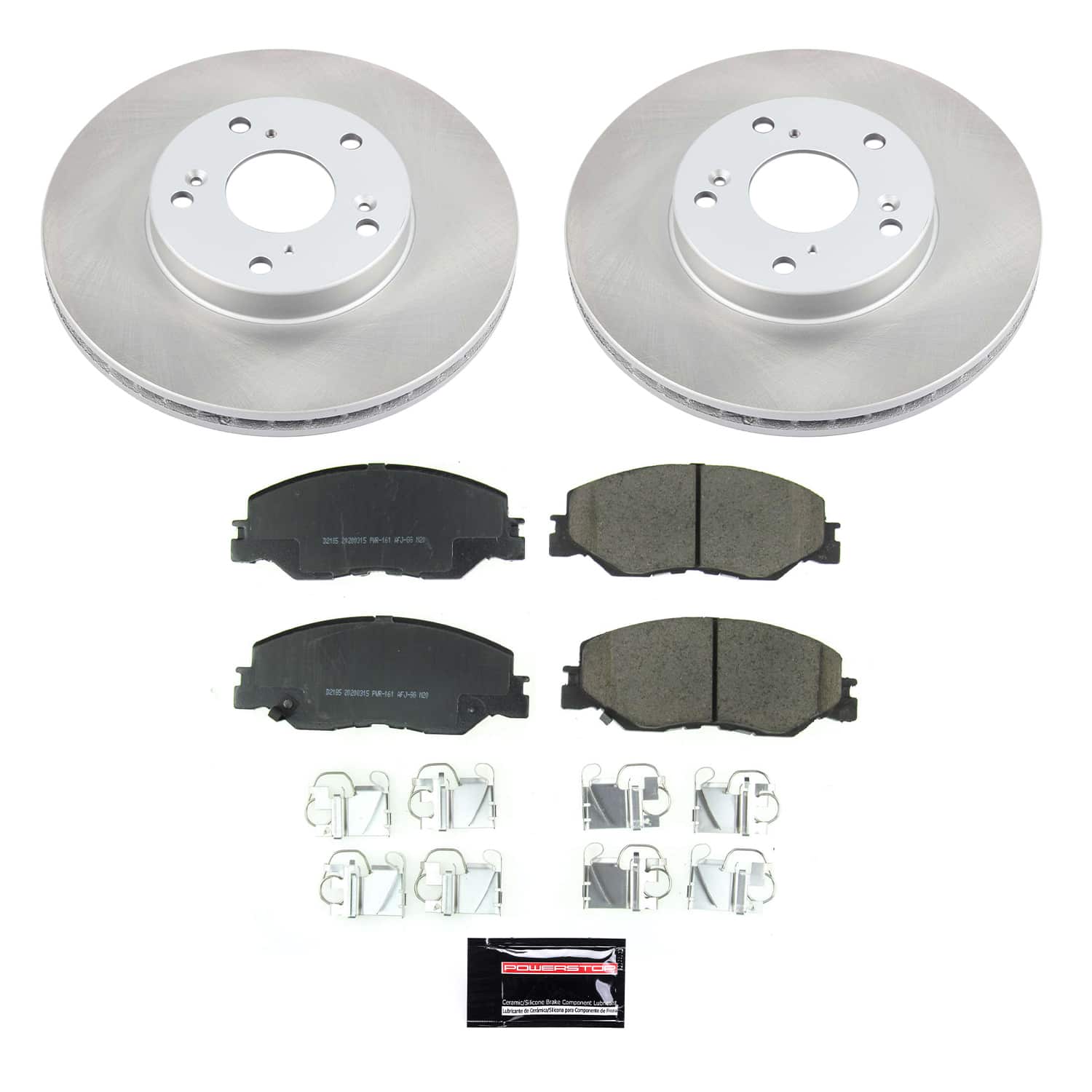 Power Stop SC8318 - Front Z17 Evolution Pad And Semi-Coated Rotor Kit vehicle fitment brake part