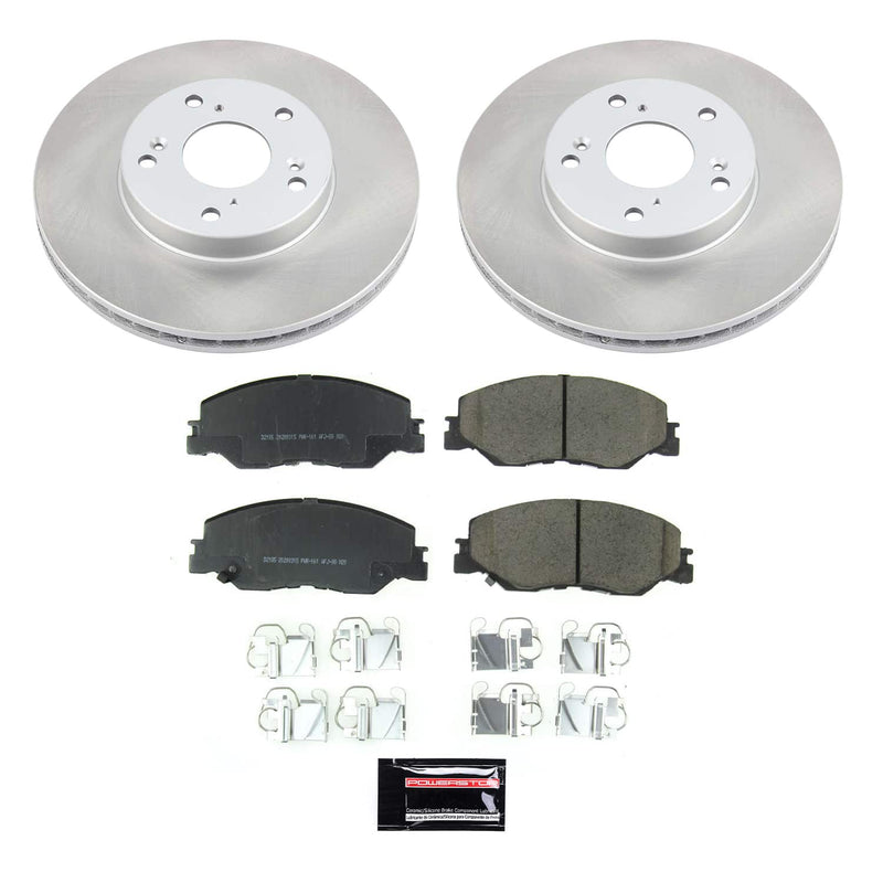 Power Stop SC8318 - Front Z17 Evolution Pad And Semi-Coated Rotor Kit vehicle fitment brake part