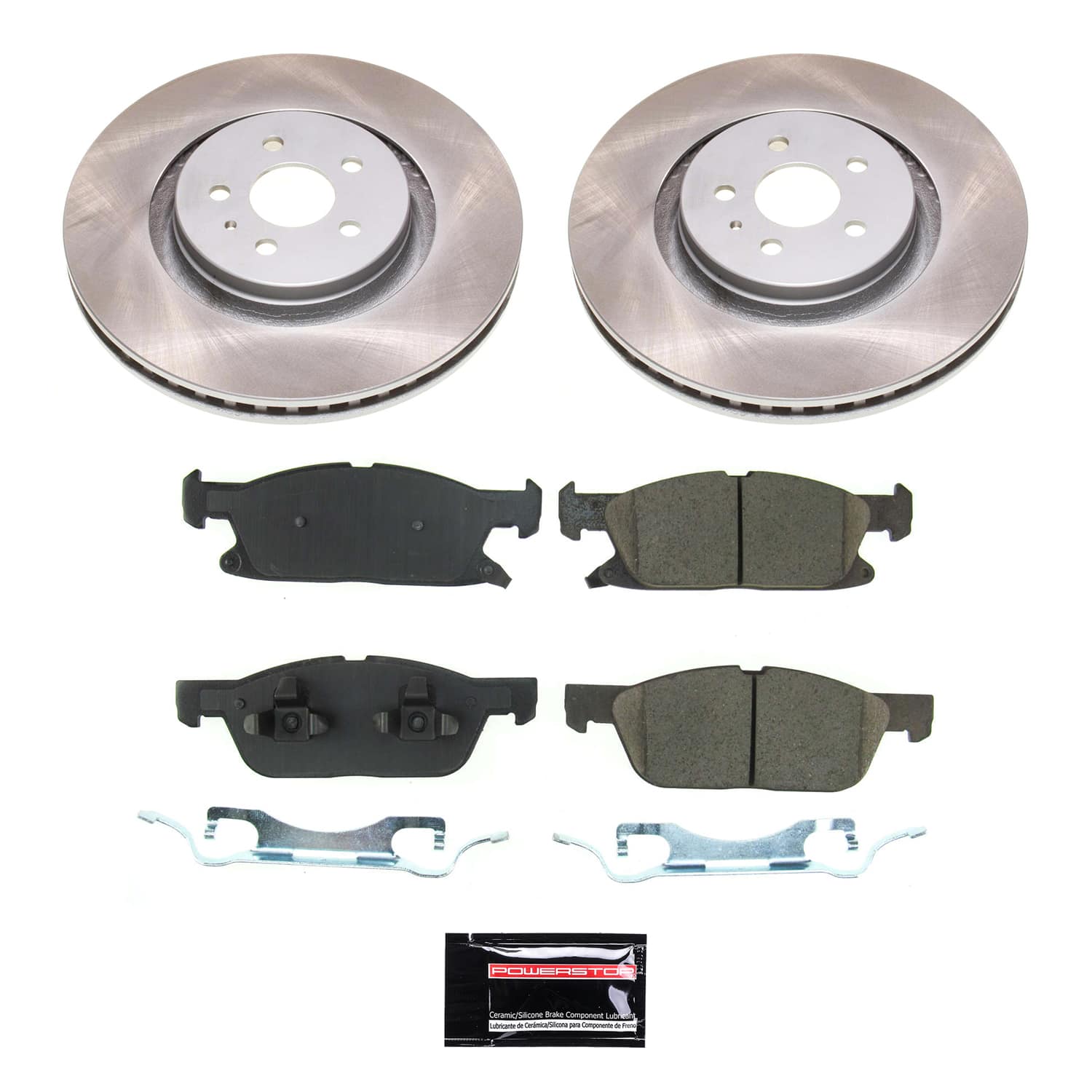 Power Stop SC8321 - Front Z17 Evolution Pad And Semi-Coated Rotor Kit vehicle fitment brake part