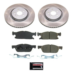 Power Stop SC8321 - Front Z17 Evolution Pad And Semi-Coated Rotor Kit vehicle fitment brake part