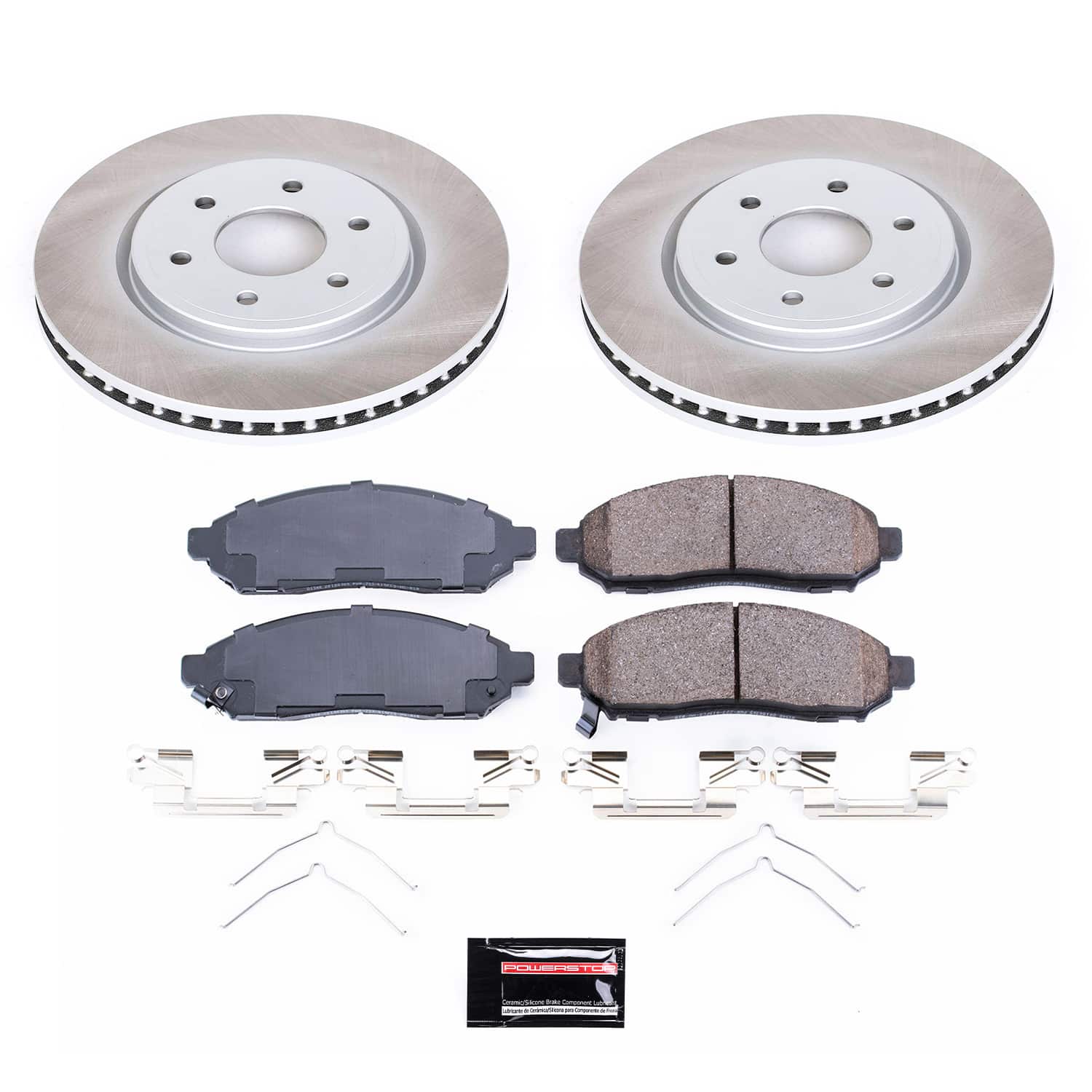 Power Stop SC8325 - Front Z17 Evolution Pad And Semi-Coated Rotor Kit vehicle fitment brake part