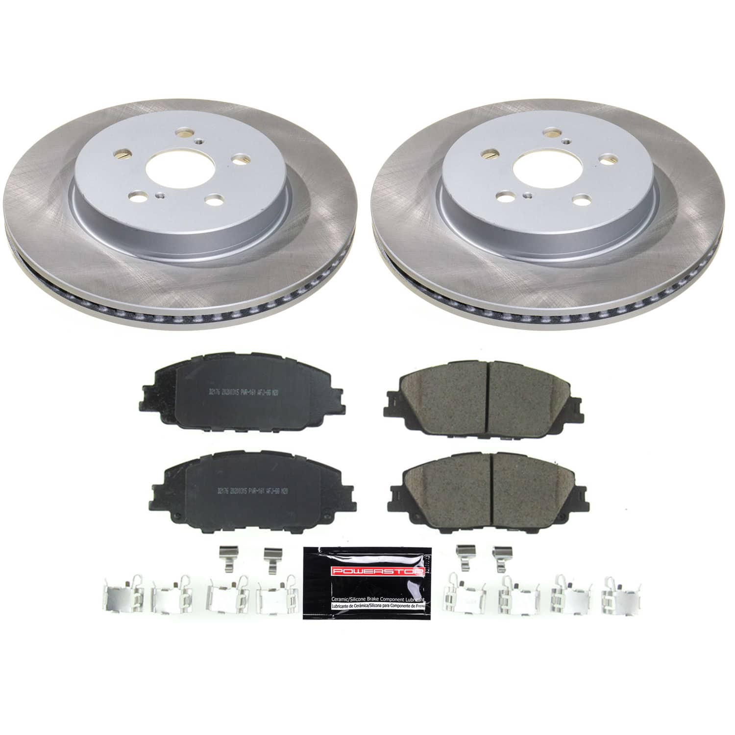 Power Stop SC8328 - Front Z17 Evolution Pad And Semi-Coated Rotor Kit vehicle fitment brake part