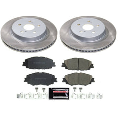 Power Stop SC8328 - Front Z17 Evolution Pad And Semi-Coated Rotor Kit vehicle fitment brake part