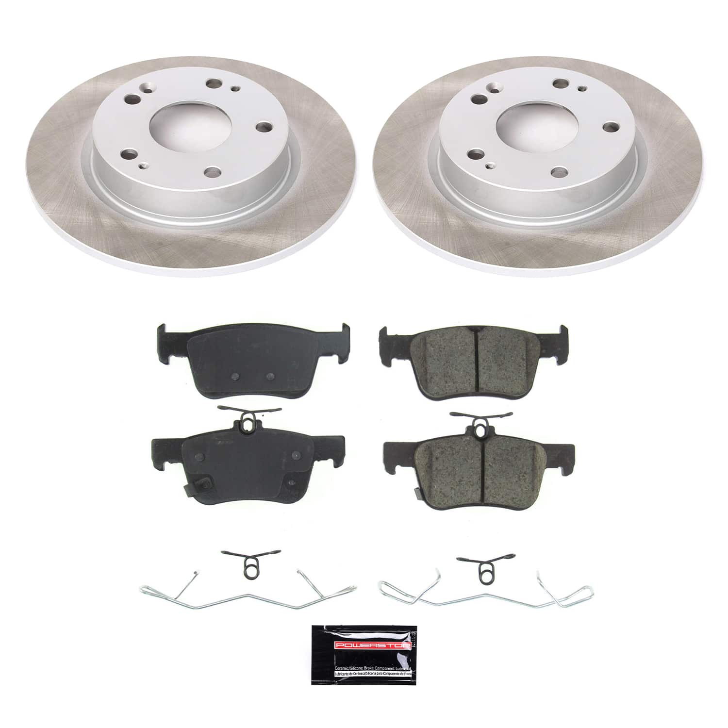 Power Stop SC8330 - Rear Z17 Evolution Pad And Semi-Coated Rotor Kit vehicle fitment brake part