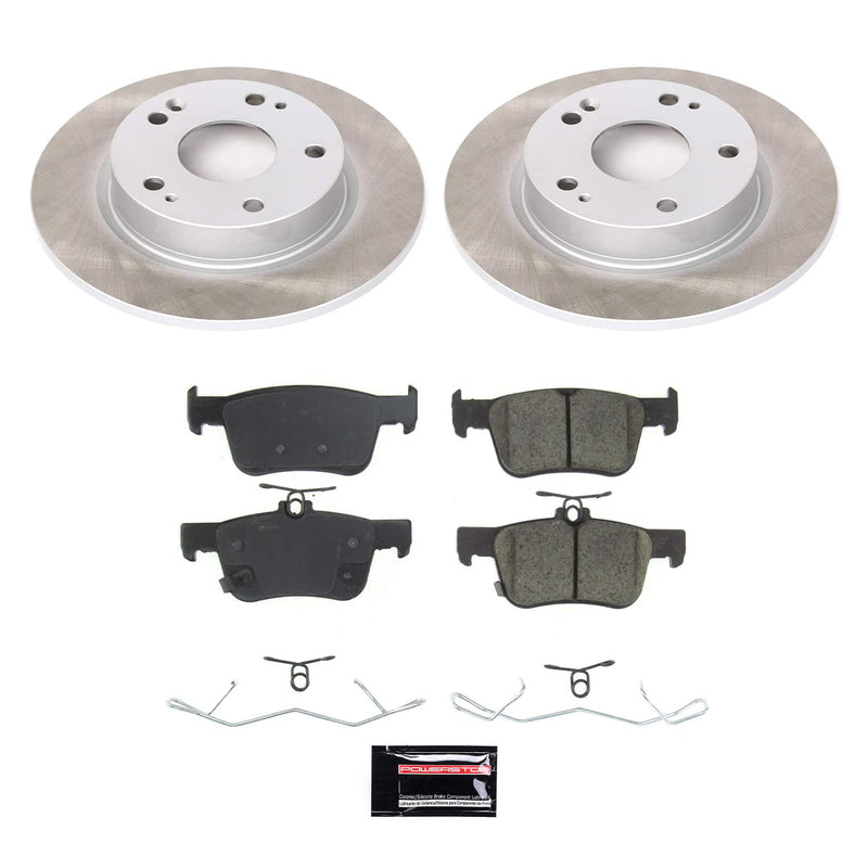 Power Stop SC8330 - Rear Z17 Evolution Pad And Semi-Coated Rotor Kit vehicle fitment brake part