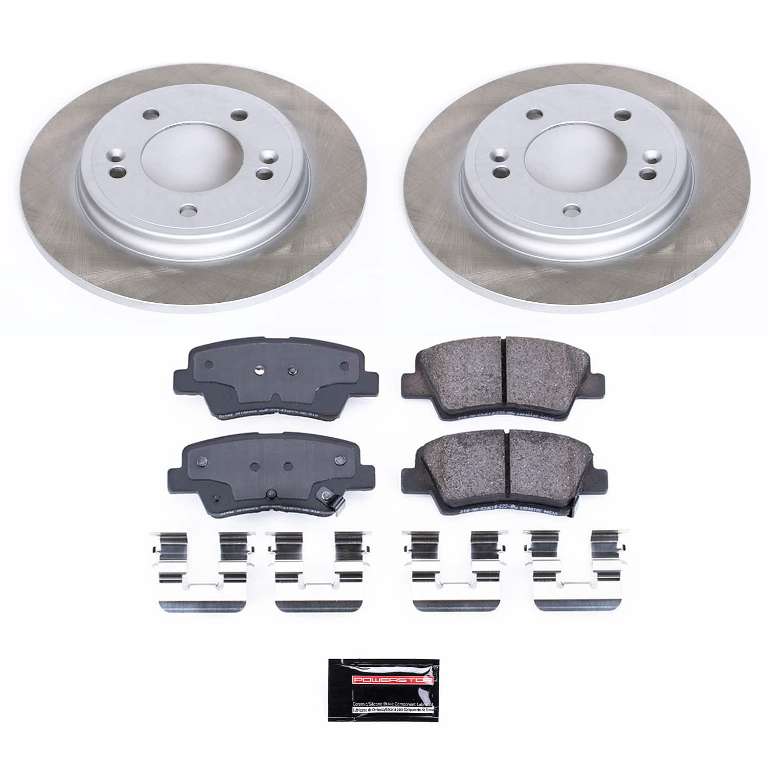 Power Stop SC8331 - Rear Z17 Evolution Pad And Semi-Coated Rotor Kit vehicle fitment brake part