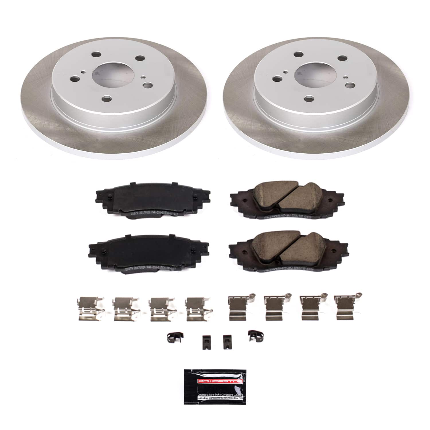 Power Stop SC8333 - Rear Z17 Evolution Pad And Semi-Coated Rotor Kit vehicle fitment brake part