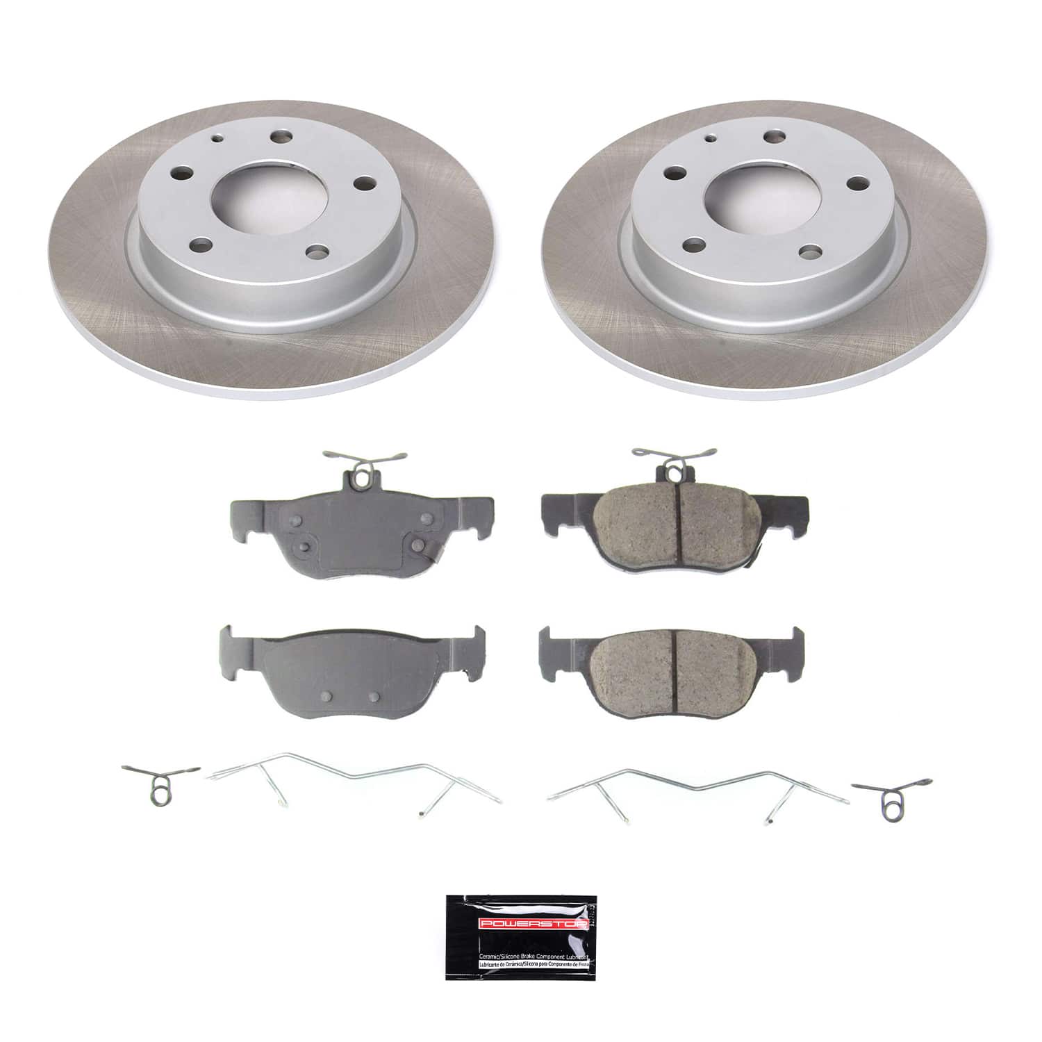 Power Stop SC8334 - Rear Z17 Evolution Pad And Semi-Coated Rotor Kit vehicle fitment brake part