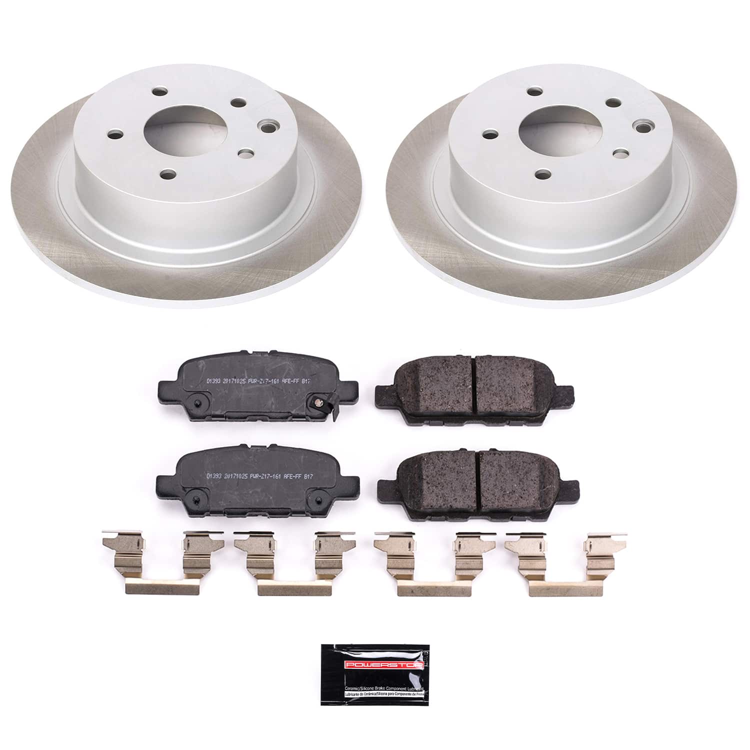 Power Stop SC8335 - Rear Z17 Evolution Pad And Semi-Coated Rotor Kit vehicle fitment brake part