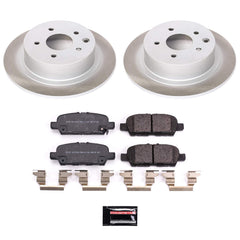 Power Stop SC8335 - Rear Z17 Evolution Pad And Semi-Coated Rotor Kit vehicle fitment brake part