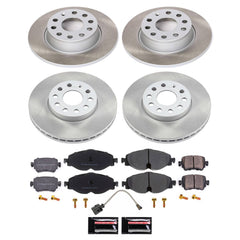Power Stop SC8363 - Front And Rear Z17 Evolution Pad And Semi-Coated Rotor Kit vehicle fitment brake part