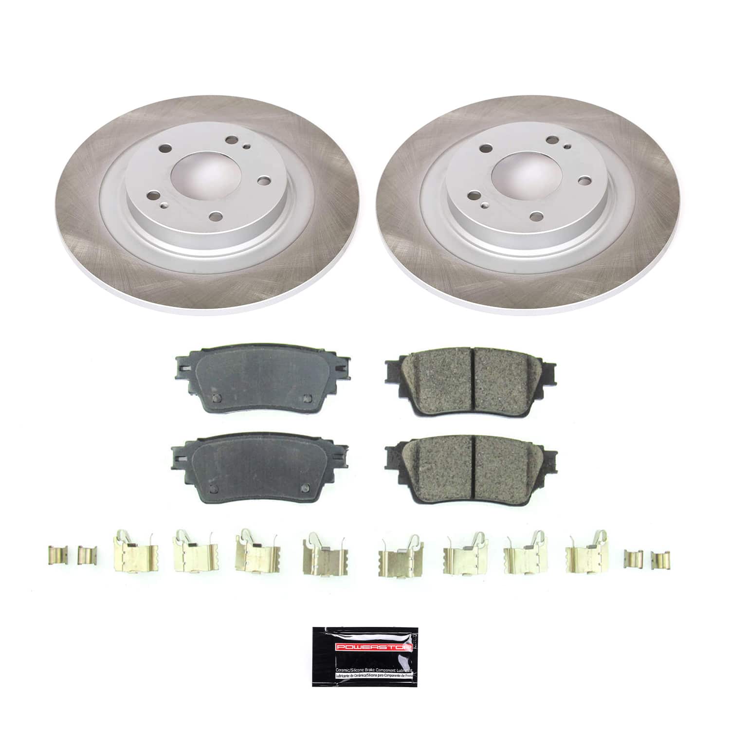 Power Stop SC8381 - Rear Z17 Evolution Pad And Semi-Coated Rotor Kit vehicle fitment brake part