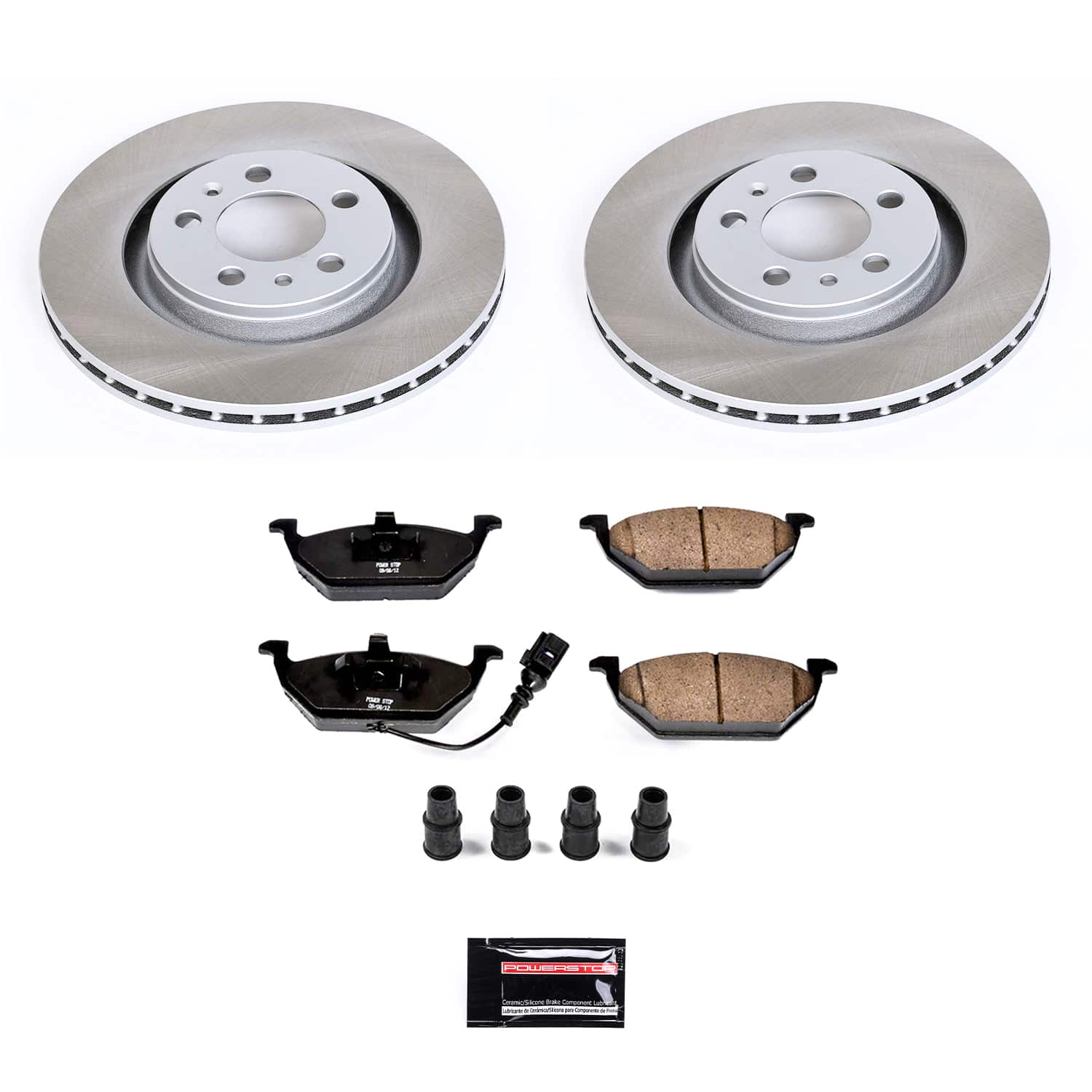 Power Stop SC839 - Front And Rear Z17 Evolution Pad And Semi-Coated Rotor Kit vehicle fitment brake part