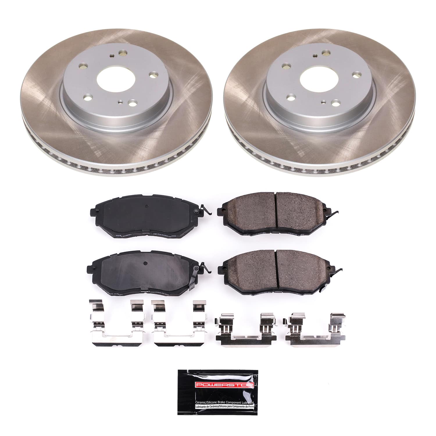 Power Stop SC8404 - Front Z17 Evolution Pad And Semi-Coated Rotor Kit vehicle fitment brake part