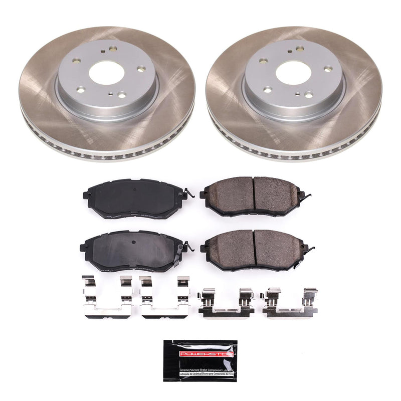 Power Stop SC8404 - Front Z17 Evolution Pad And Semi-Coated Rotor Kit vehicle fitment brake part