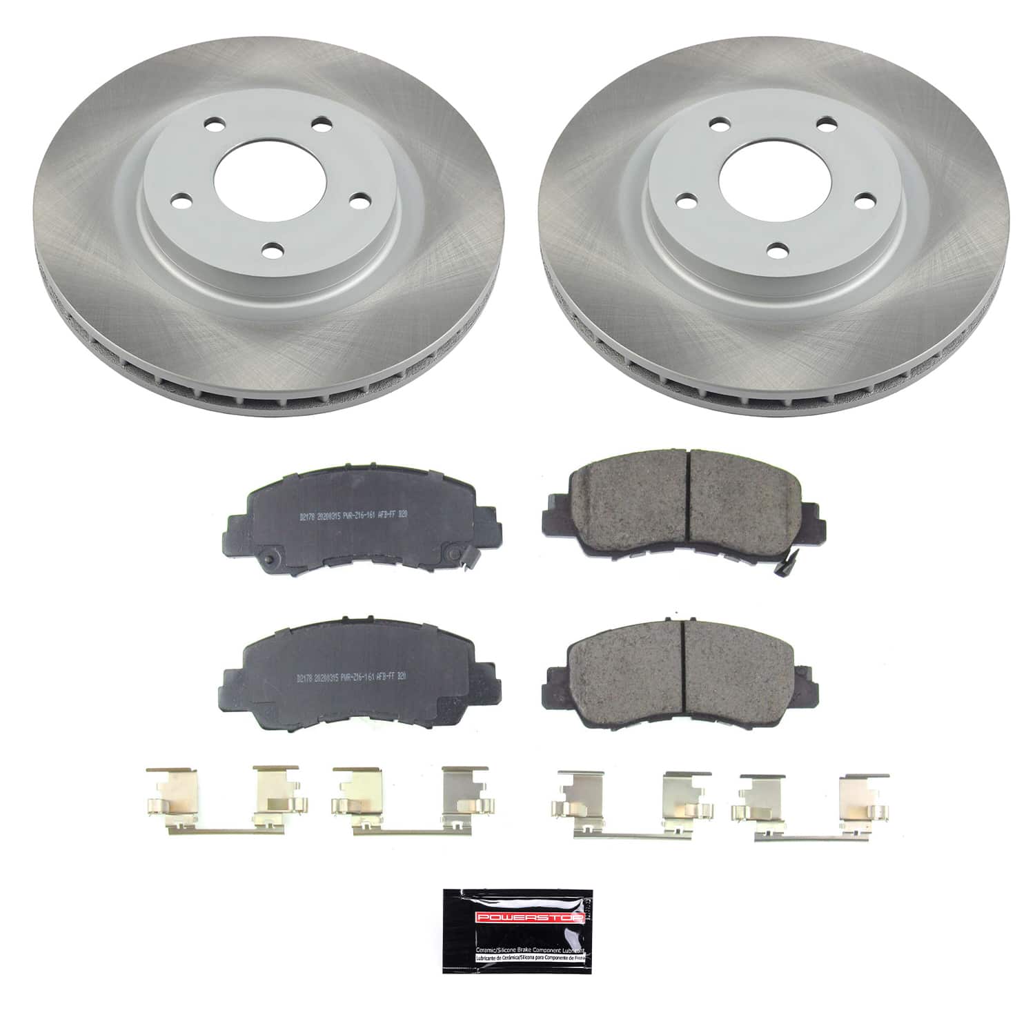 Power Stop SC8424 - Front Z17 Evolution Pad And Semi-Coated Rotor Kit vehicle fitment brake part