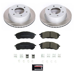 Power Stop SC8430 - Rear Z17 Evolution Pad And Semi-Coated Rotor Kit vehicle fitment brake part