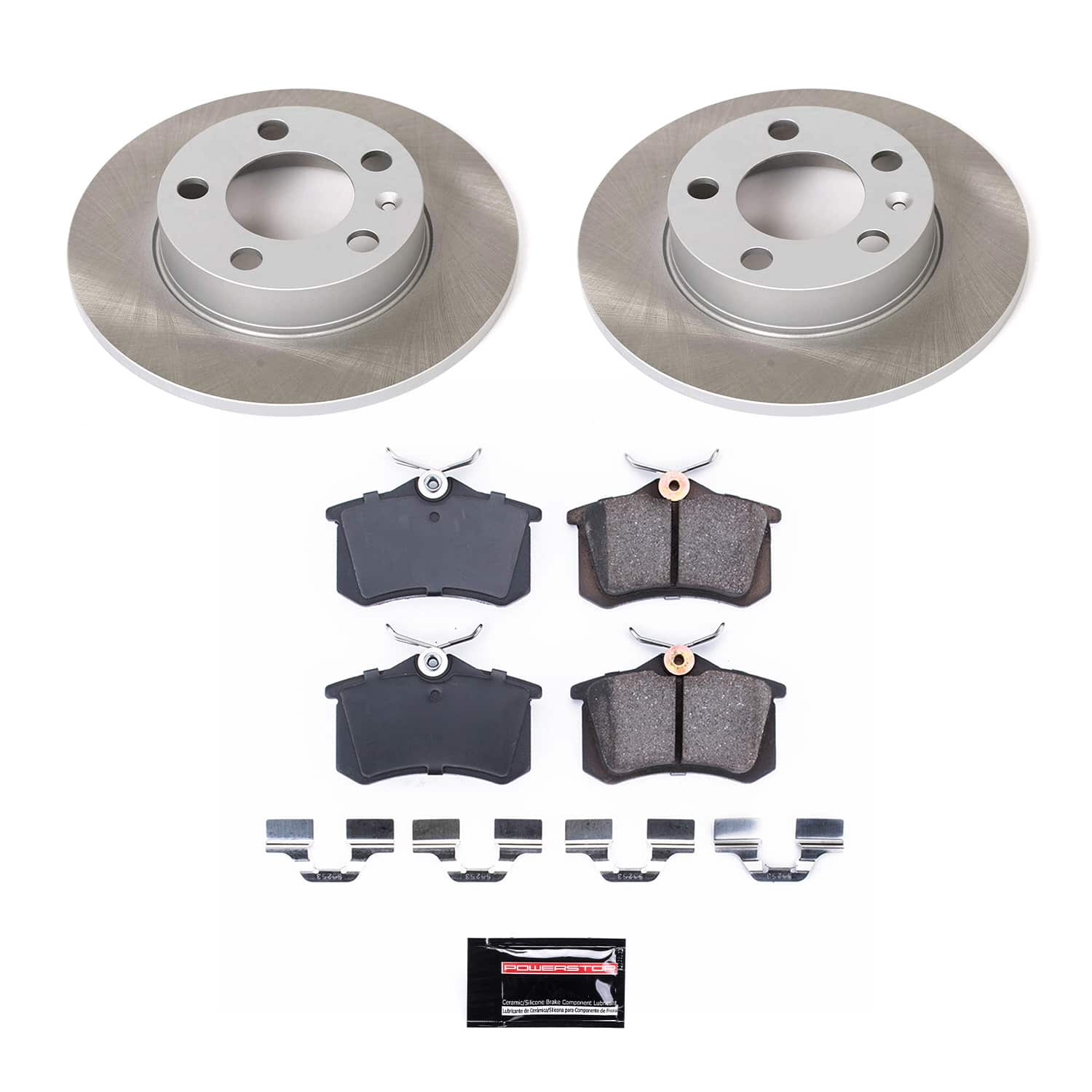 Power Stop SC847 - Rear Z17 Evolution Pad And Semi-Coated Rotor Kit vehicle fitment brake part