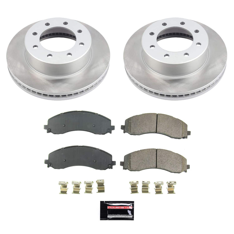 Power Stop SC8478 - Front Z17 Evolution Pad And Semi-Coated Rotor Kit vehicle fitment brake part