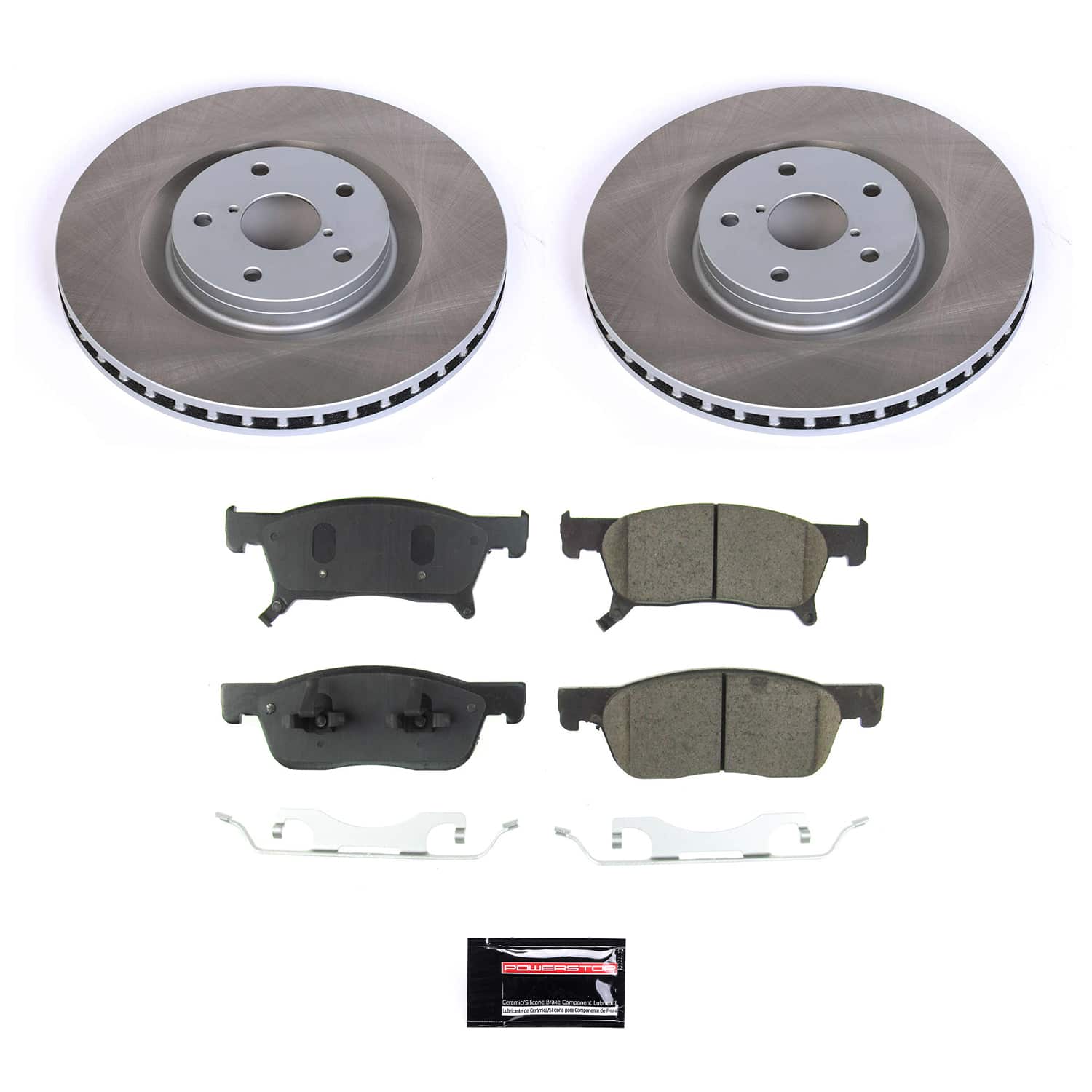 Power Stop SC8479 - Front Z17 Evolution Pad And Semi-Coated Rotor Kit vehicle fitment brake part