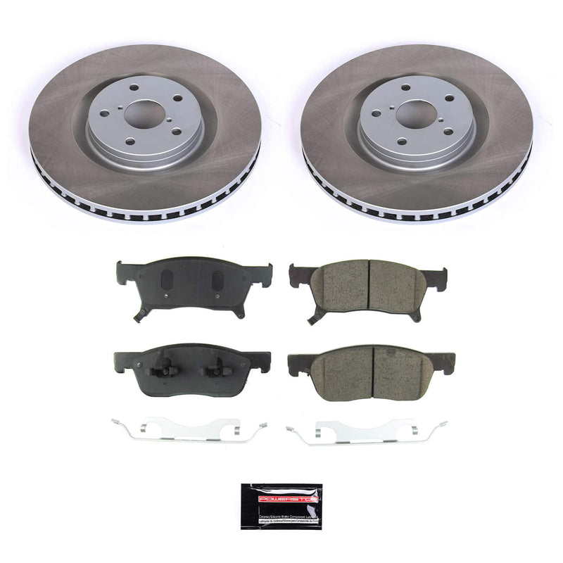 Power Stop SC8479 - Front Z17 Evolution Pad And Semi-Coated Rotor Kit vehicle fitment brake part