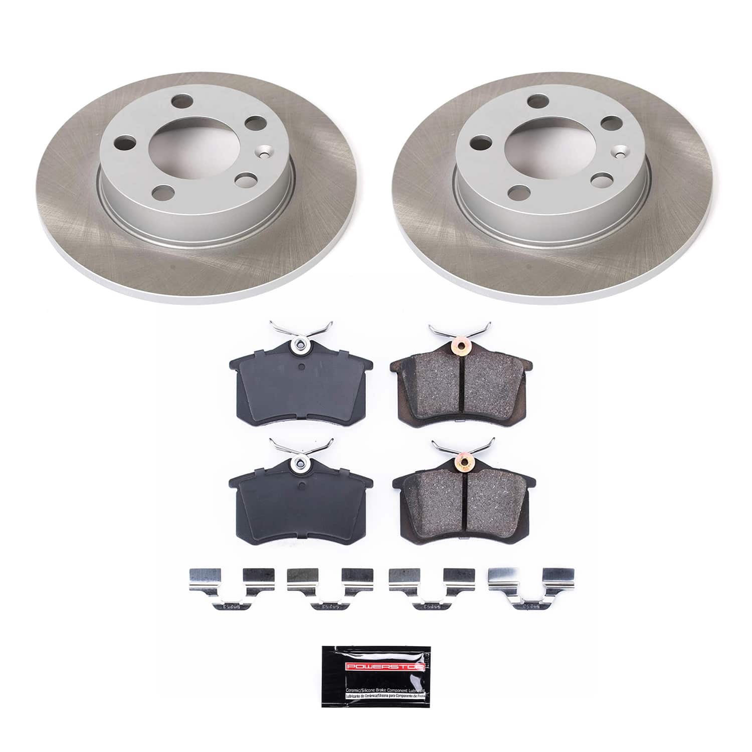 Power Stop SC848 - Rear Z17 Evolution Pad And Semi-Coated Rotor Kit vehicle fitment brake part