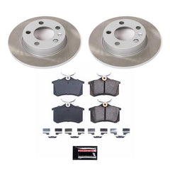 Power Stop SC848 - Rear Z17 Evolution Pad And Semi-Coated Rotor Kit vehicle fitment brake part